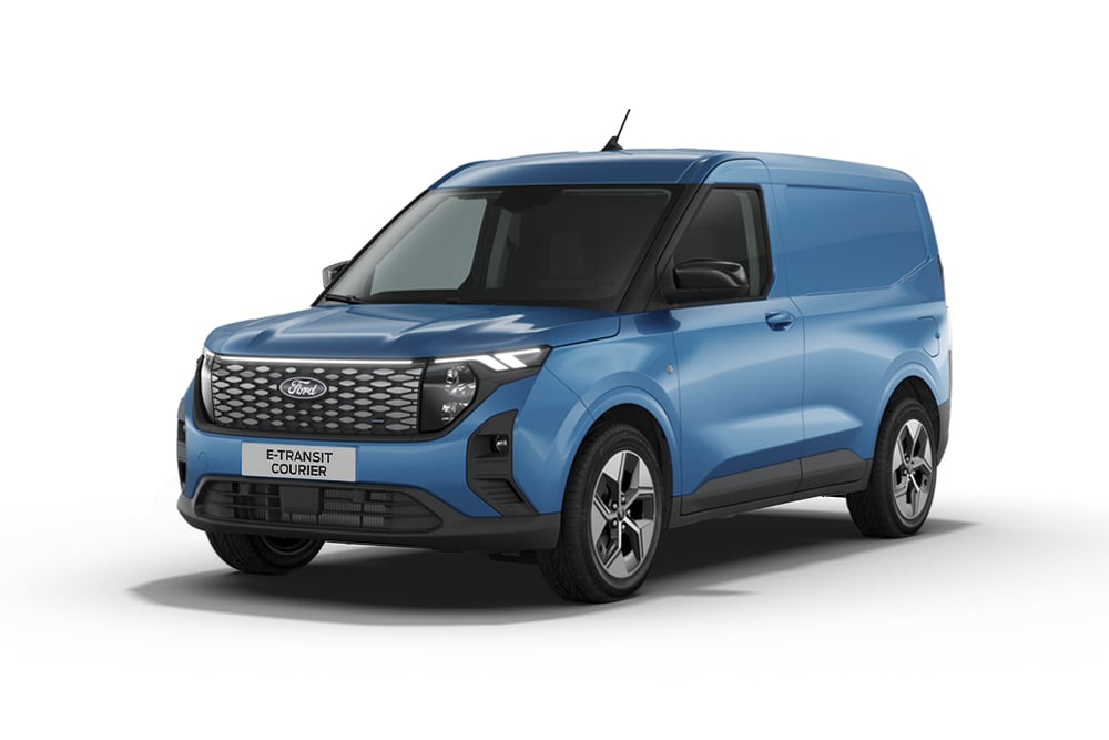 Ford E-Transit Courier bleu