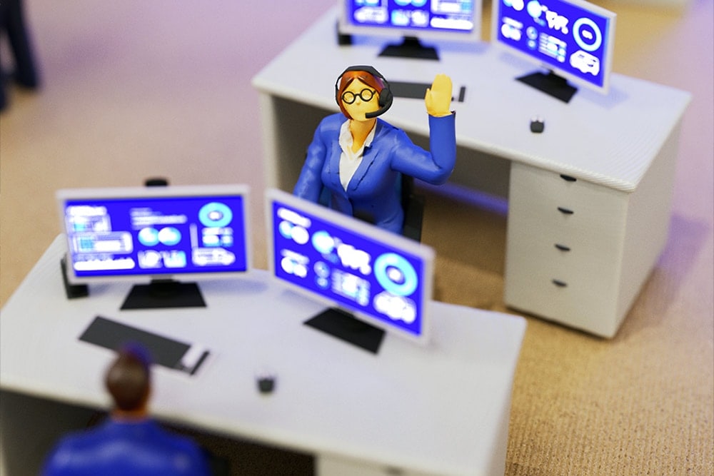 A busy FORDLiive Centre for fleet vehicle data and management.